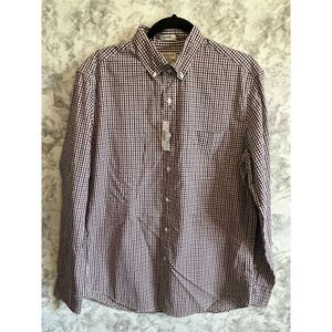 J.Crew Men's Classic Secret Wash Check Button-Down Shirt‎ Long Sleeve  M NWT